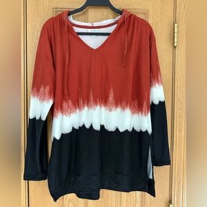 LuLaRoe Hooded Long Sleeve Shirt